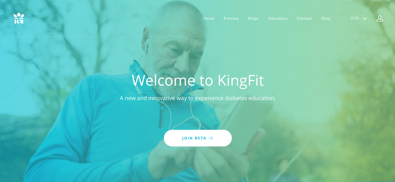 糖尿病予防の教育と管理のためのAIアプリ - KingFit